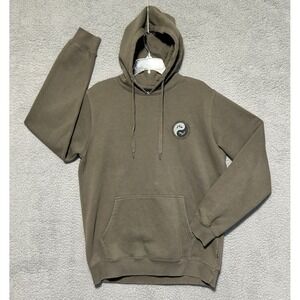 Rusty Surfboards Sweatshirt Mens Medium Hoodie Surfing Green Yin Yang